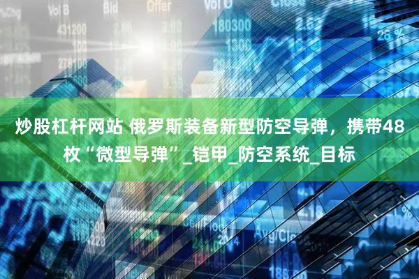 炒股杠杆网站 俄罗斯装备新型防空导弹，携带48枚“微型导弹”_铠甲_防空系统_目标